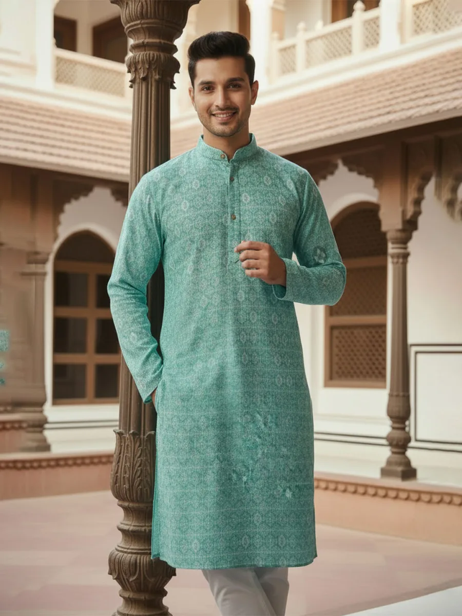 Embroidered Knee Length Kurta