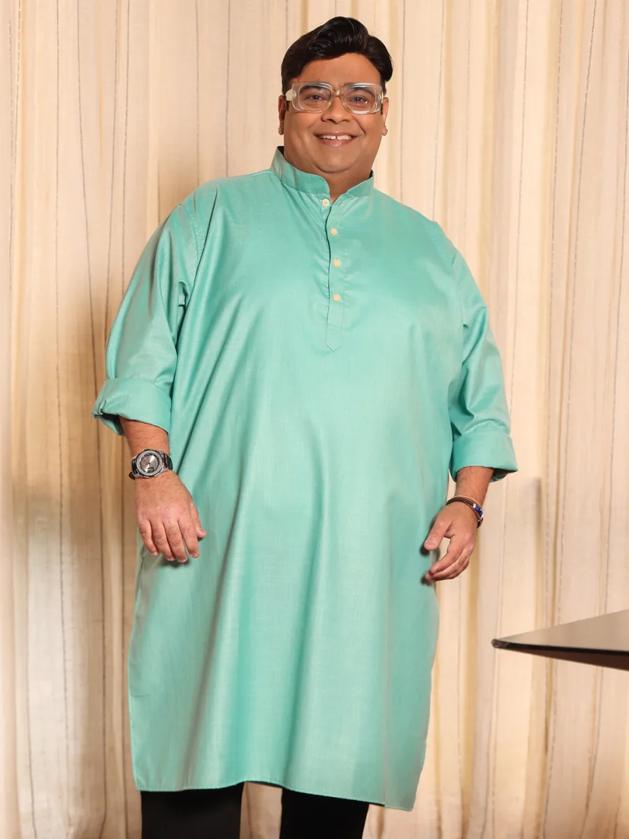 Plus Size Solid Kurta