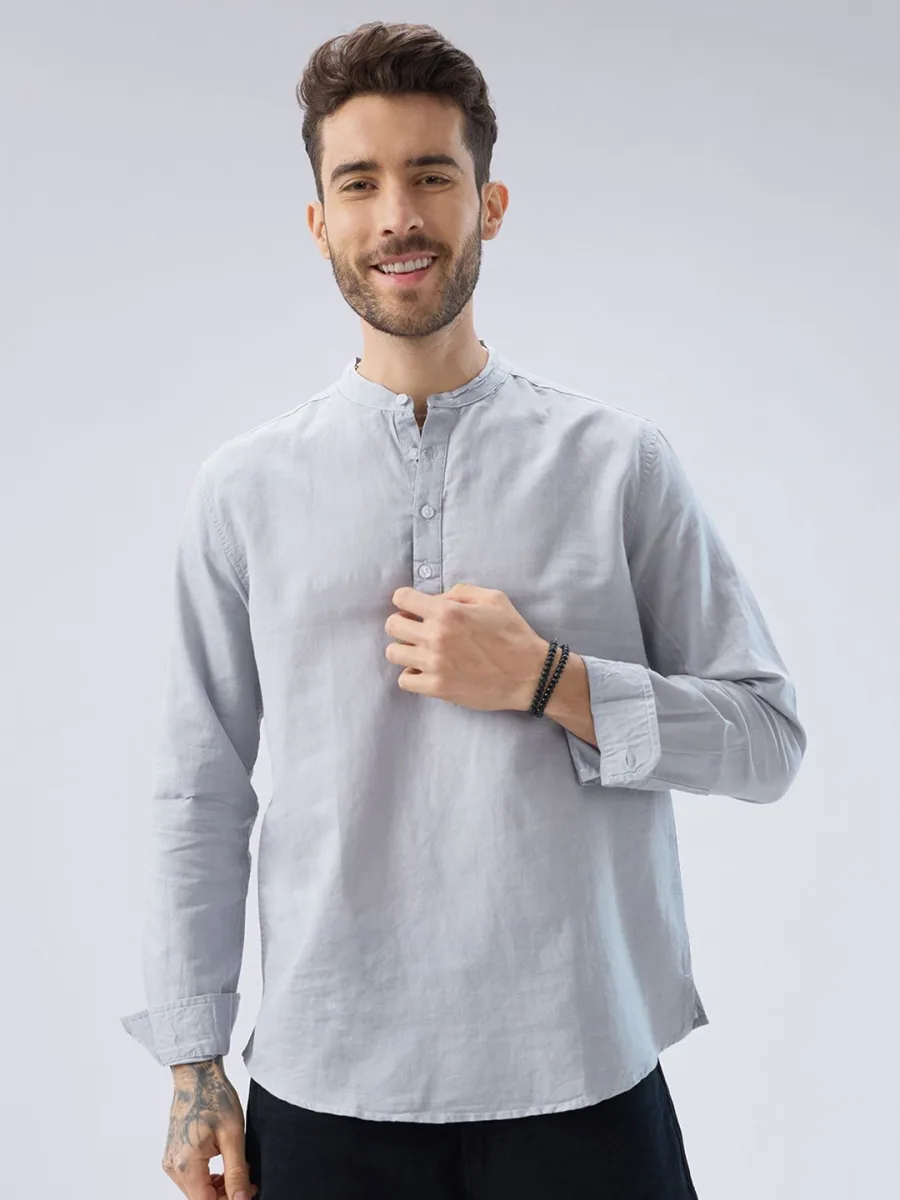 Linen Straight Kurta