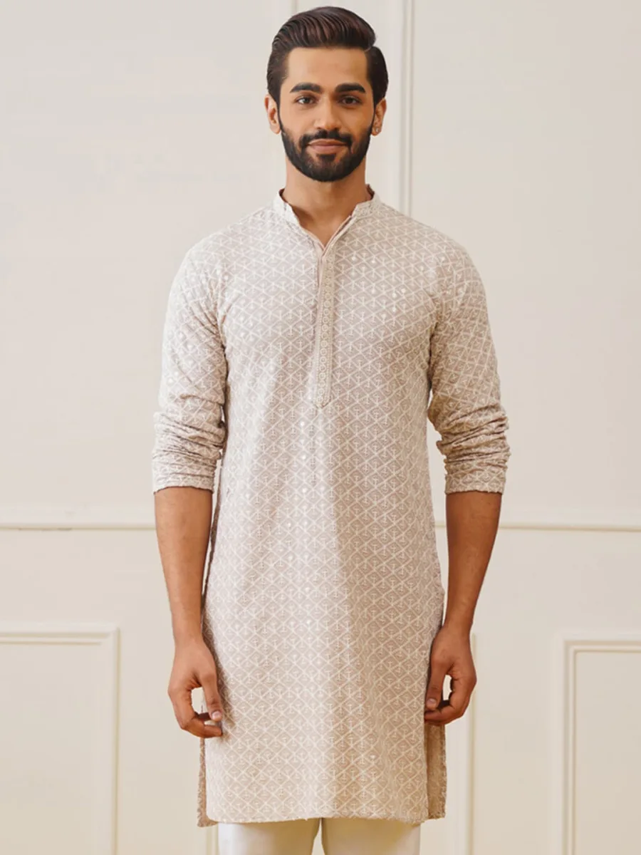 Velvet Cotton Kurta