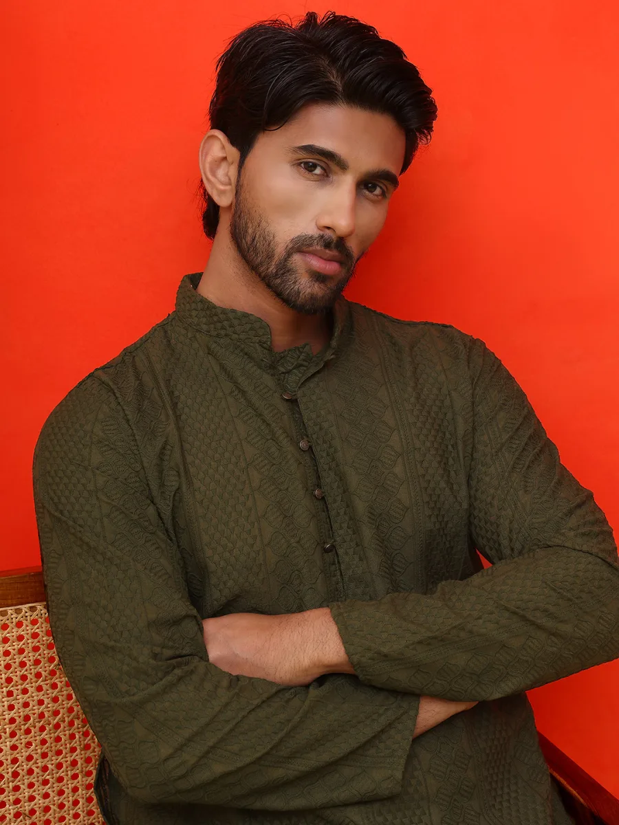 Glow Cotton Kurta