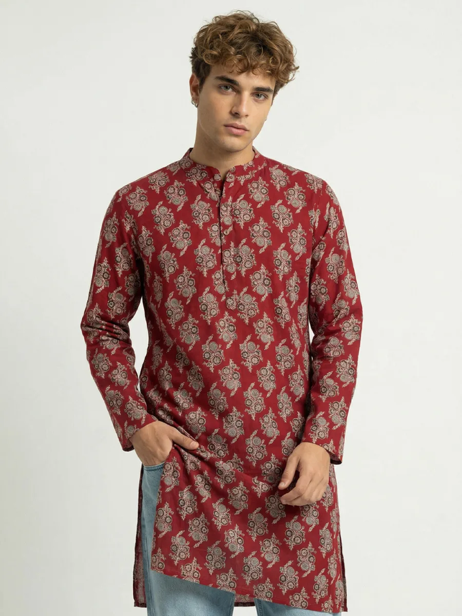 Printed Straight Kurta