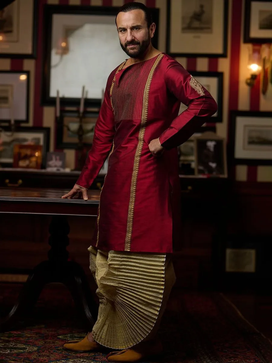 Jashn Zari Work Angrakha Kurta