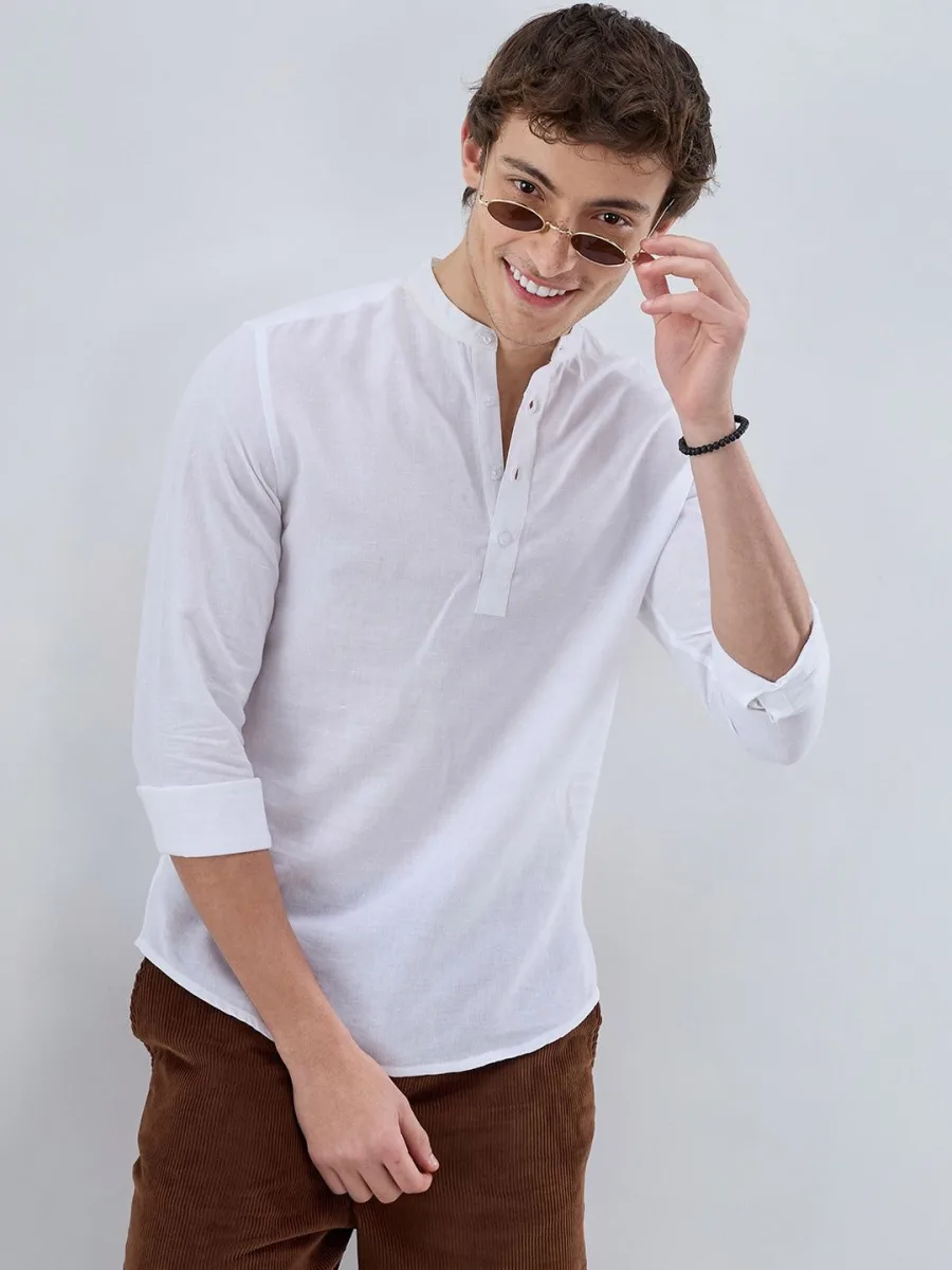 Textured Thread Work Kurta