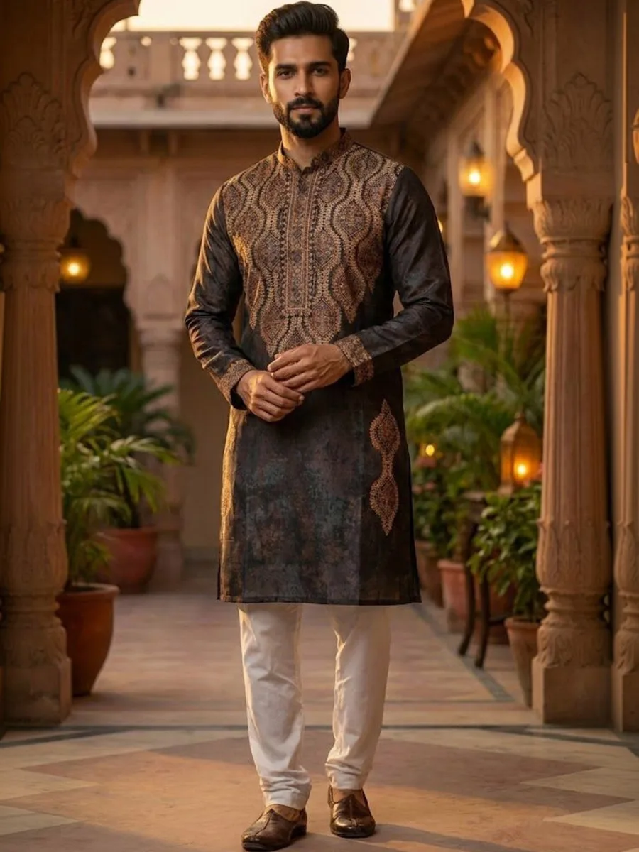 Royal Printed Festive Kurta