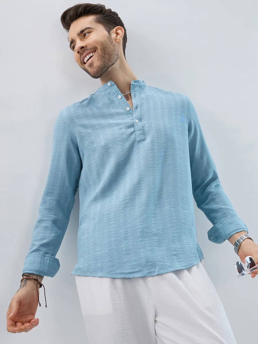 Men Striped Kurta