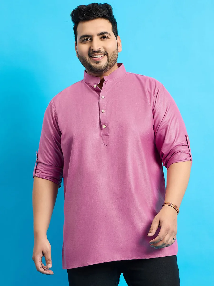Plus Size Straight Short Kurta