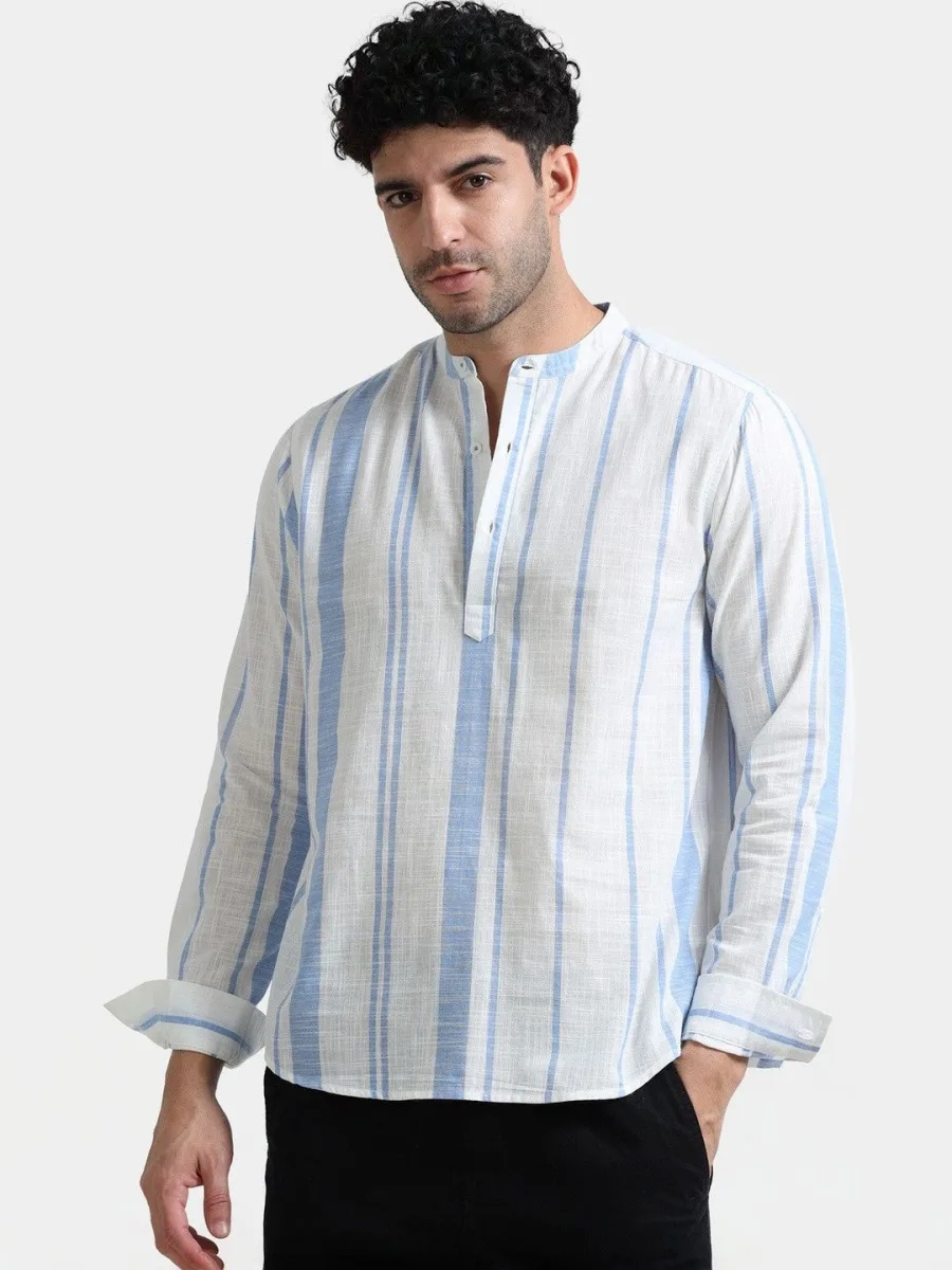 Men Striped Kurta