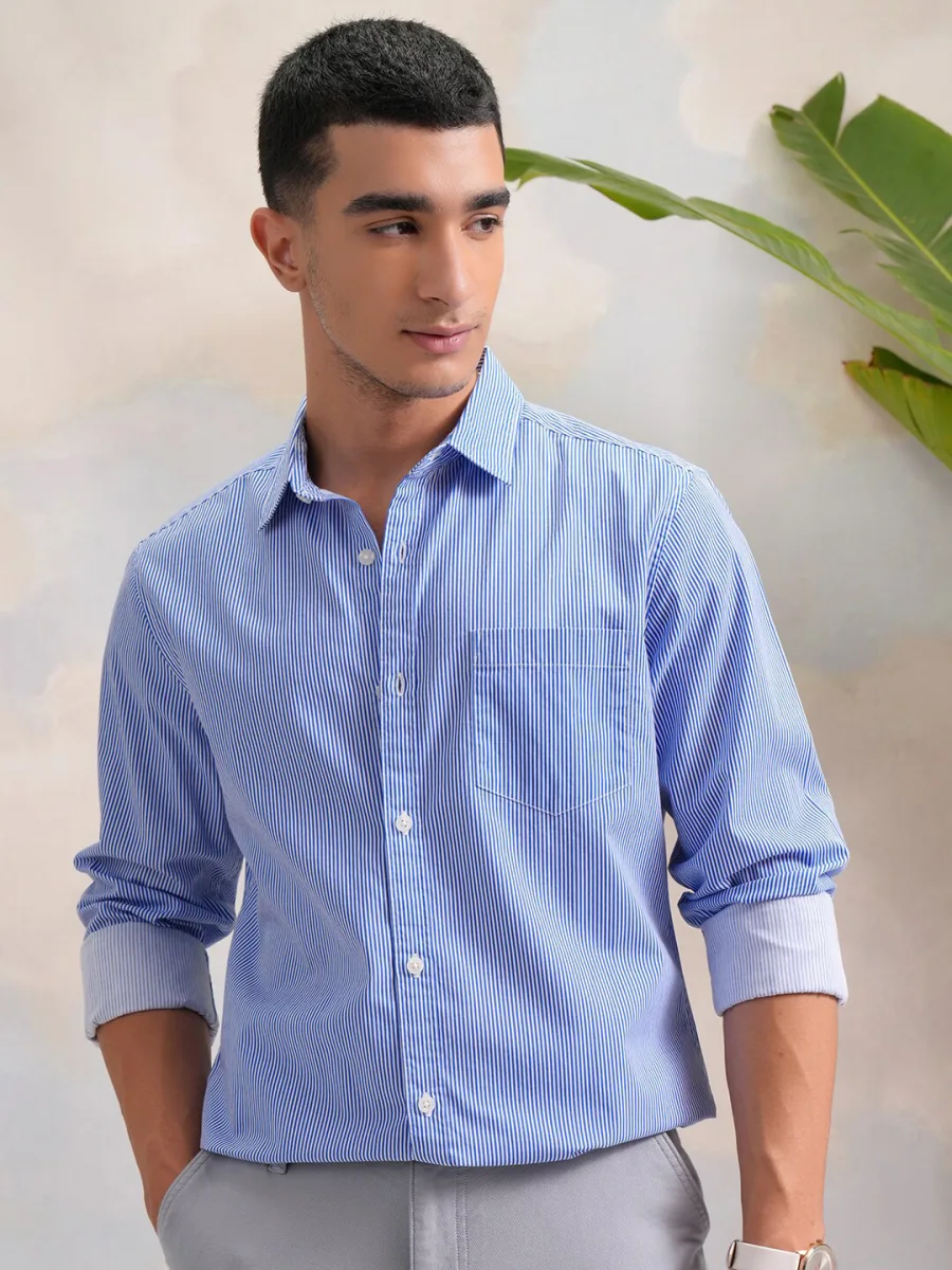Slim Fit Cotton Casual Shirt
