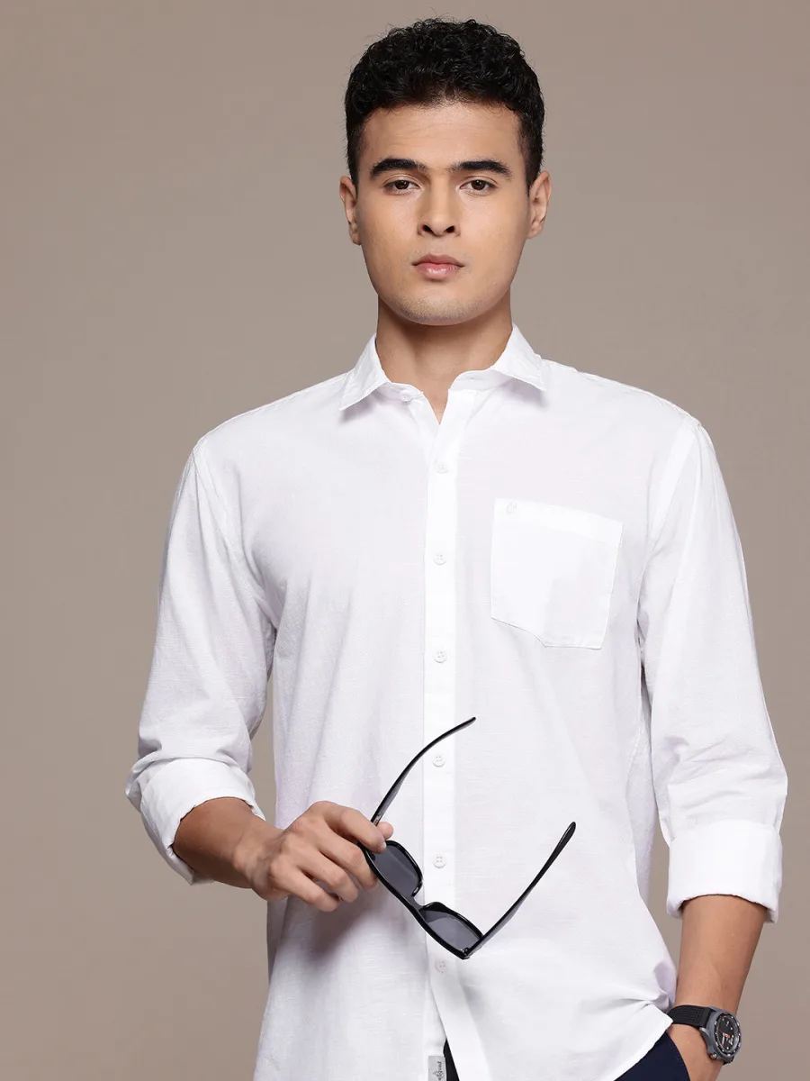 Cotton-Linen Casual Shirt