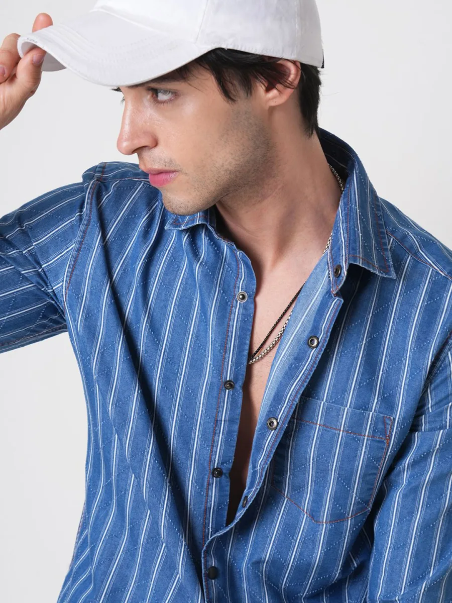 Slim Fit Opaque Casual Shirt