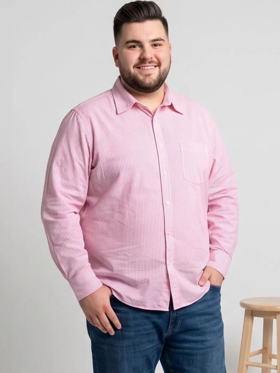 Men Striped Cotton Shirt