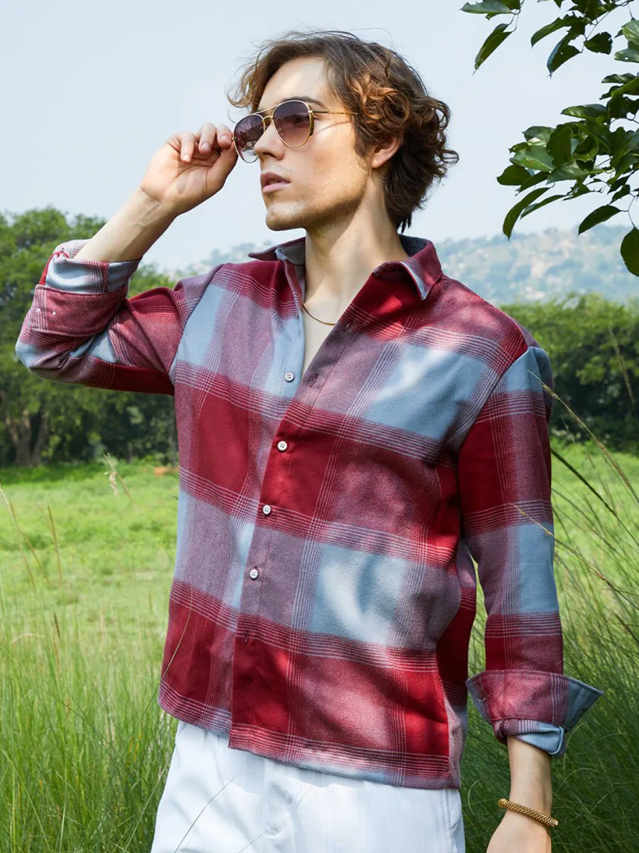 Opaque Casual Shirt