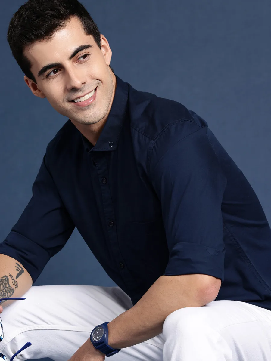 Opaque Casual Shirt