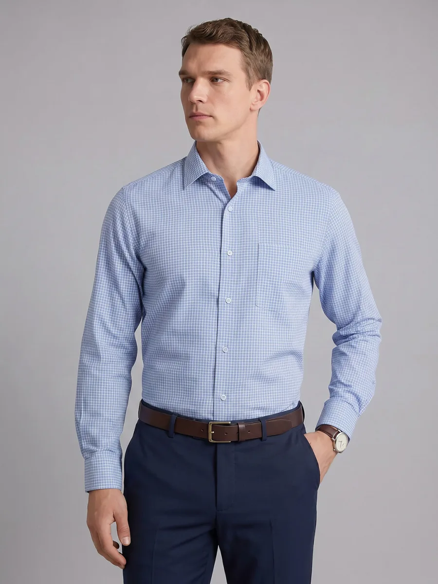 Checked Pure Cotton Shirt