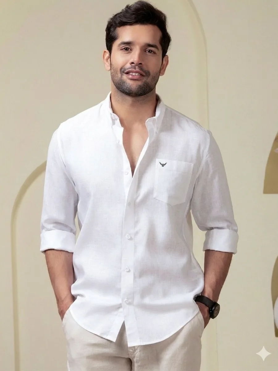 Men Solid Casual Shirt