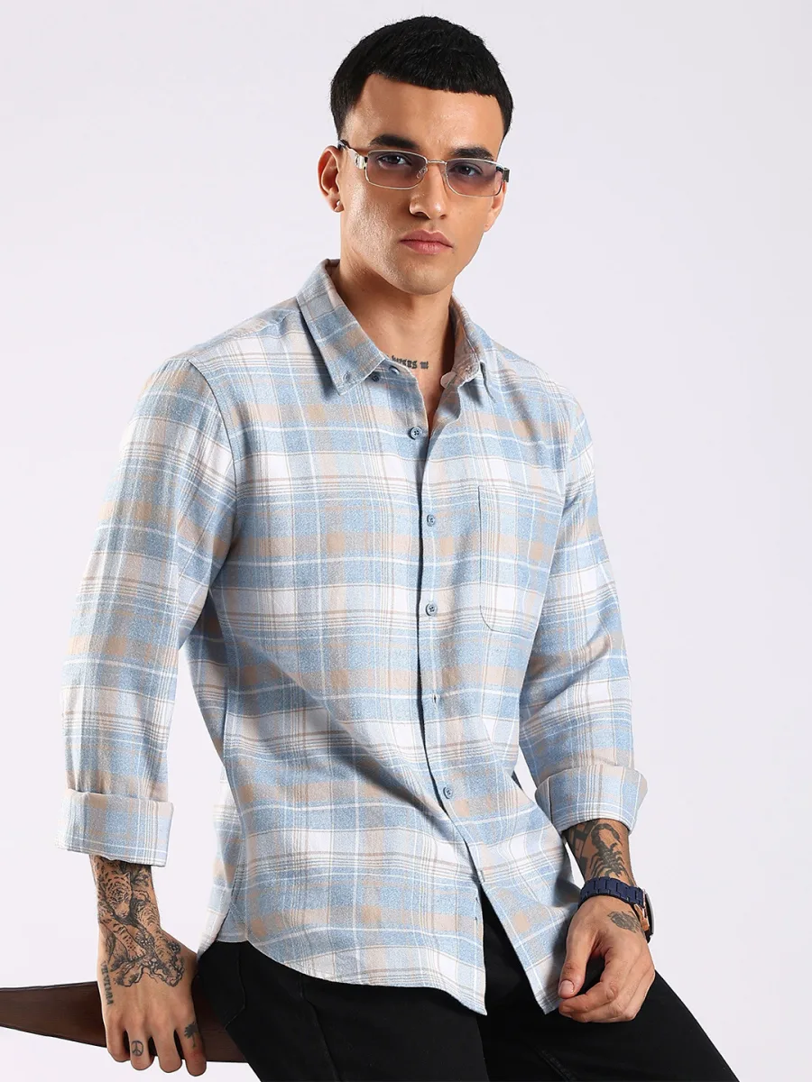Tartan Checked Cotton Shirt