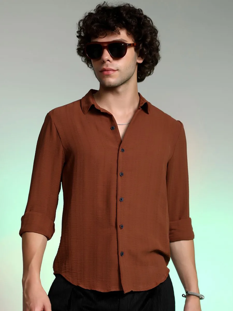 Men Cotton Casual Shirt