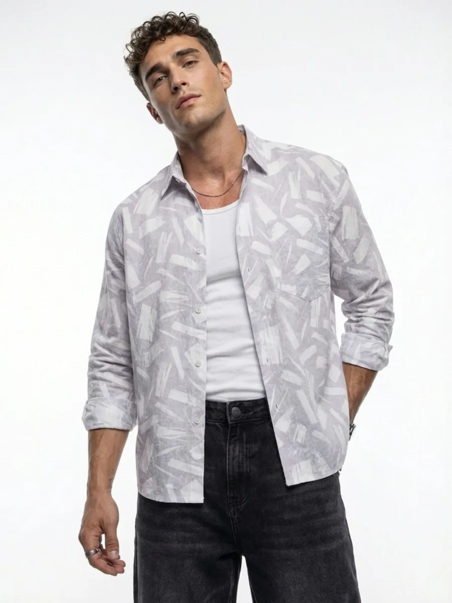 Floral Printed Casual Shirt