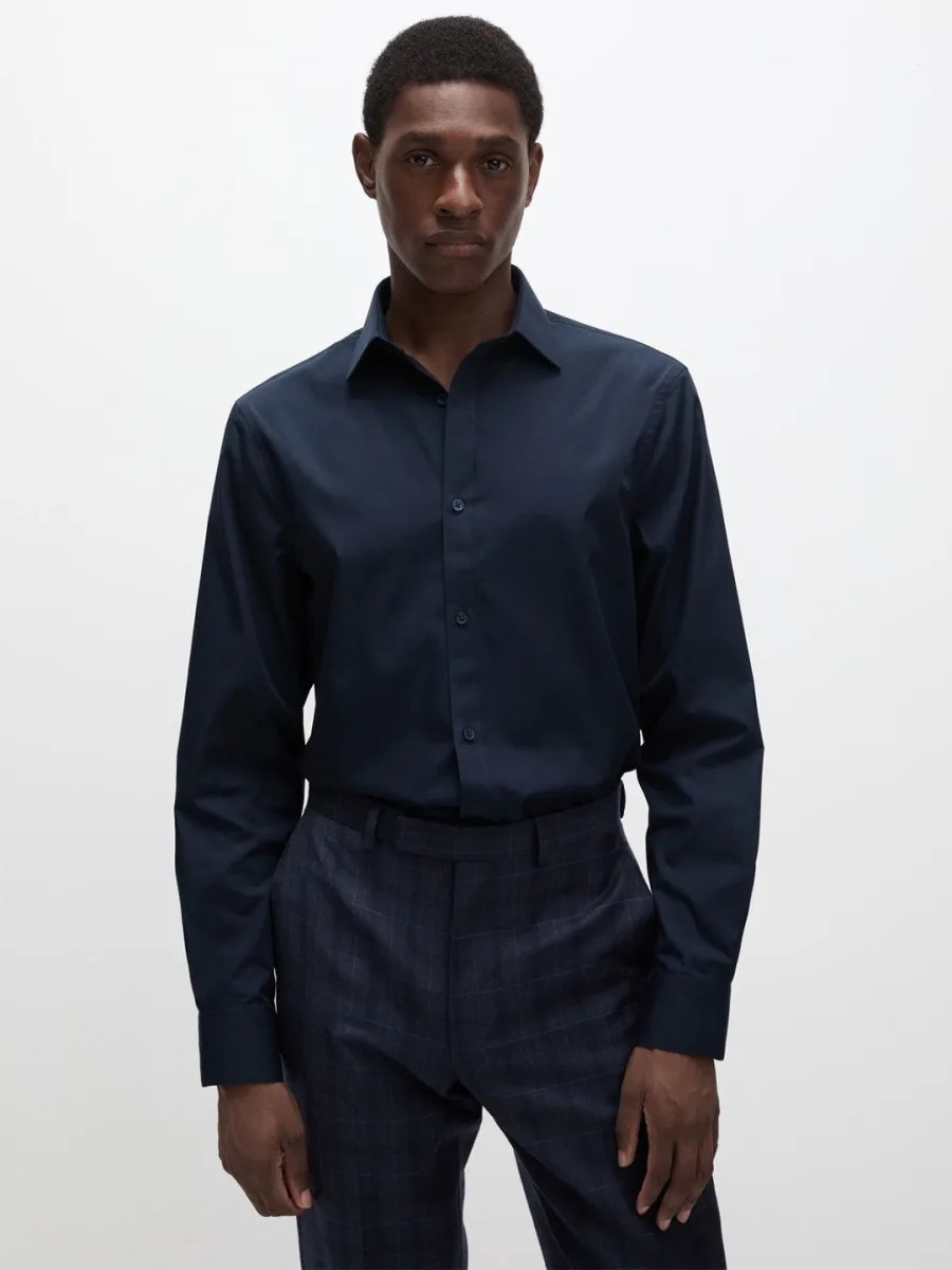 Men Solid Formal Shirt