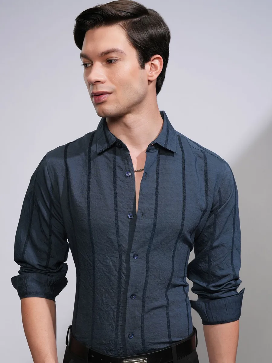 Men Striped Casual Shirt