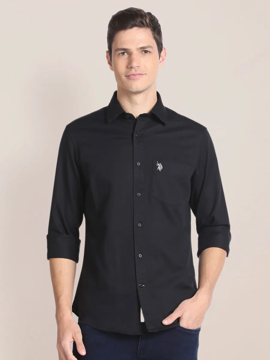 Pure Cotton Tailored Fit Shirt