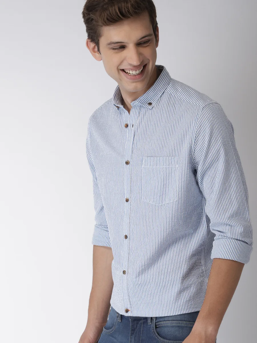 Men Slim Fit Casual Shirt