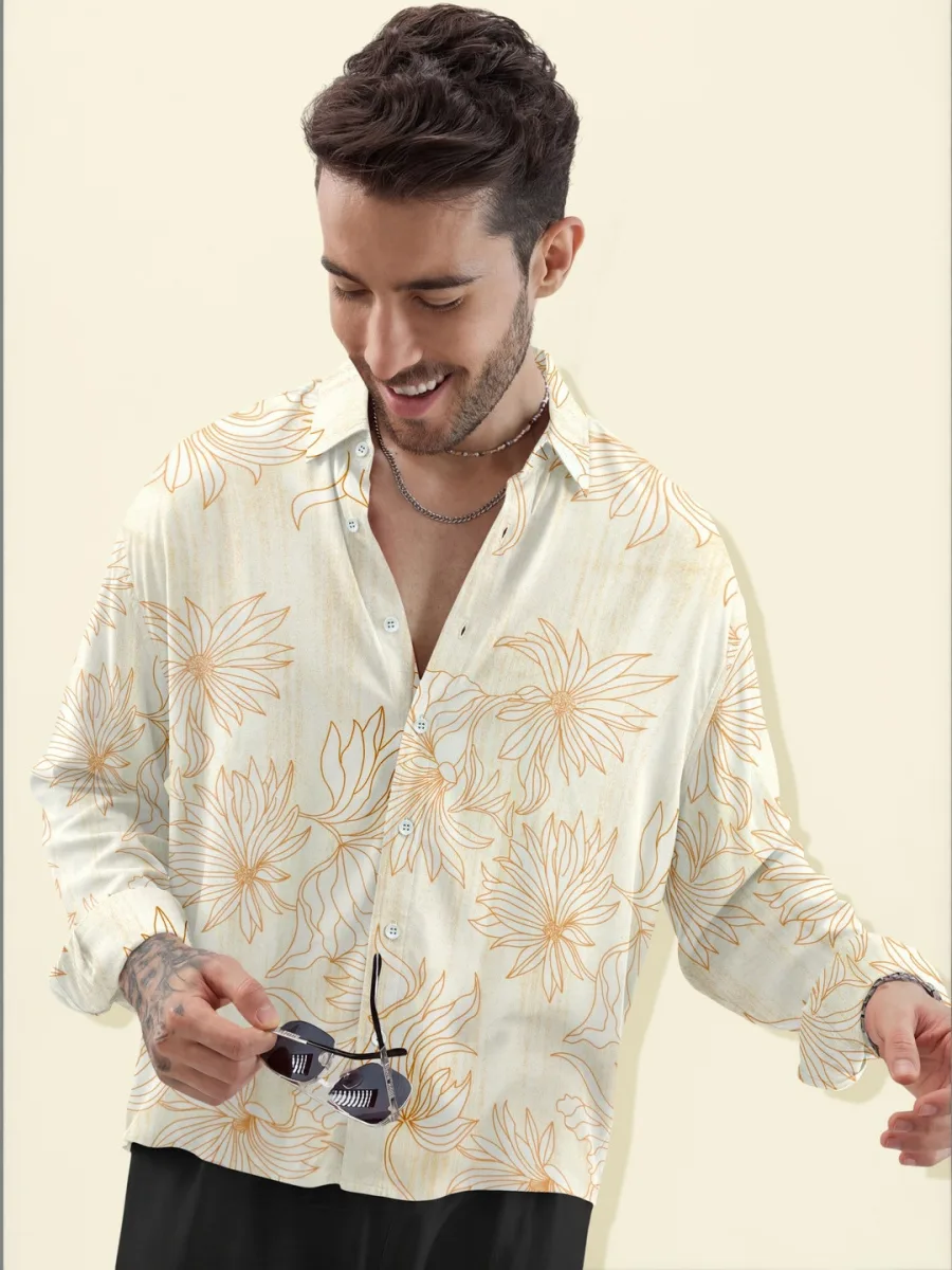 Men Printed Casual Shirt