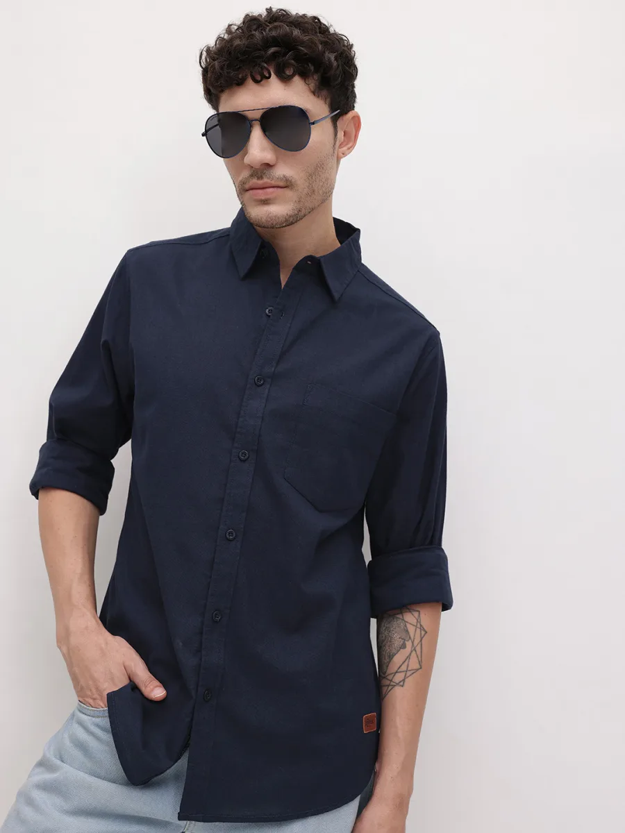 Silky Linen Shirt — Ivory