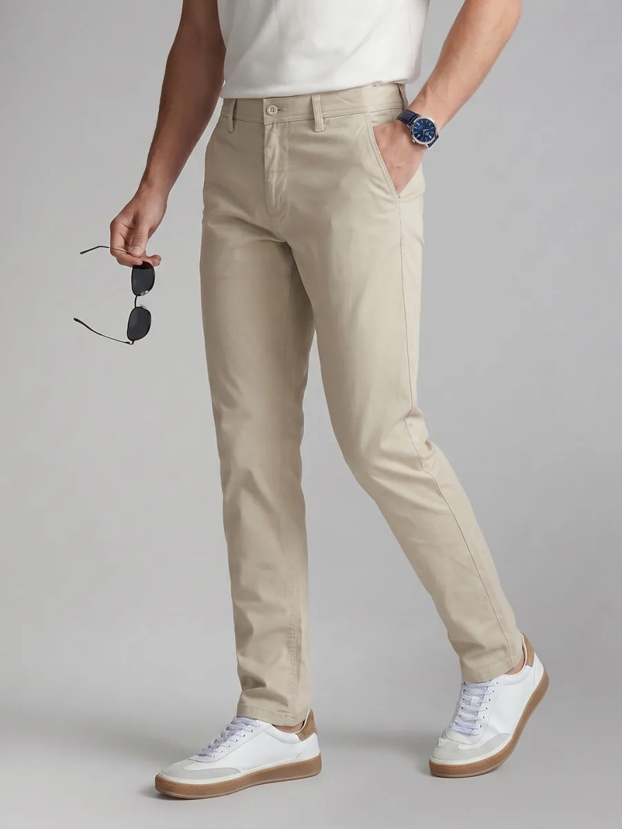 Men Slim Fit Trousers