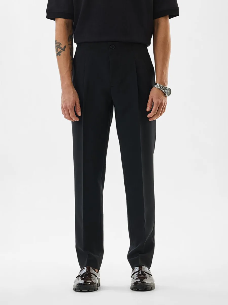 Men Mid-Rise Slim Fit Trouser