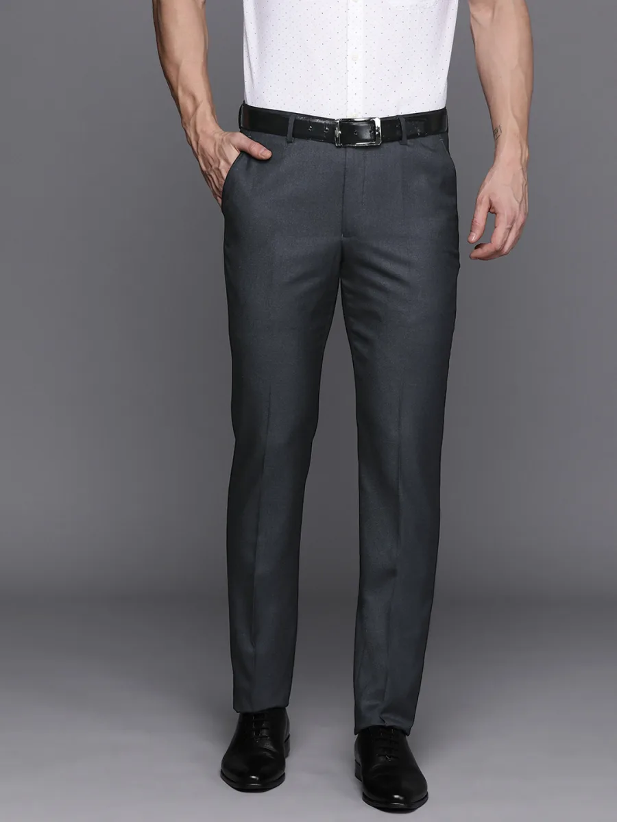 Men Slim Fit Formal Trousers