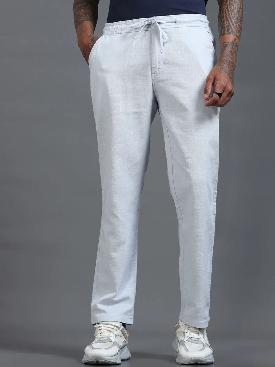 Matte Tapered Trousers
