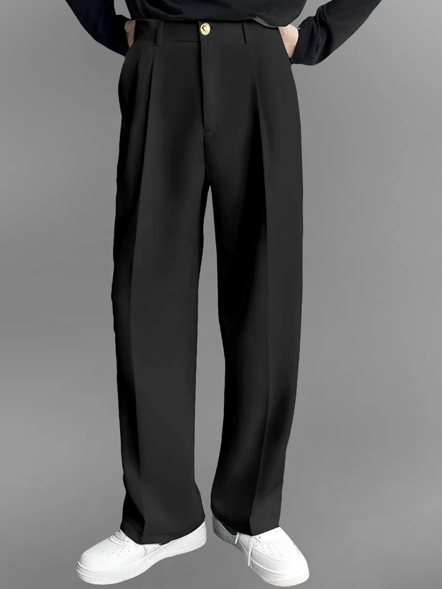 Men Loose Fit Korean Pant