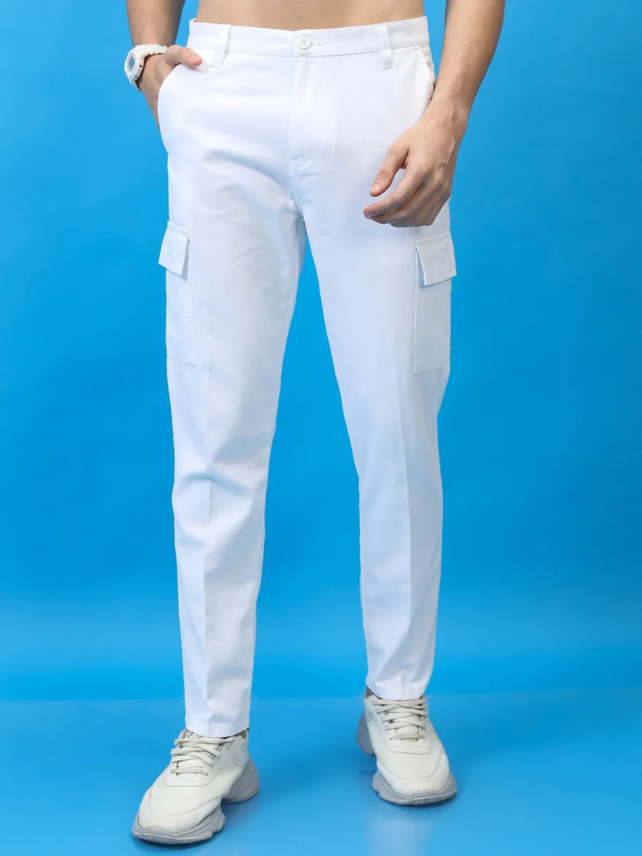 Men Cotton Cargos Trousers