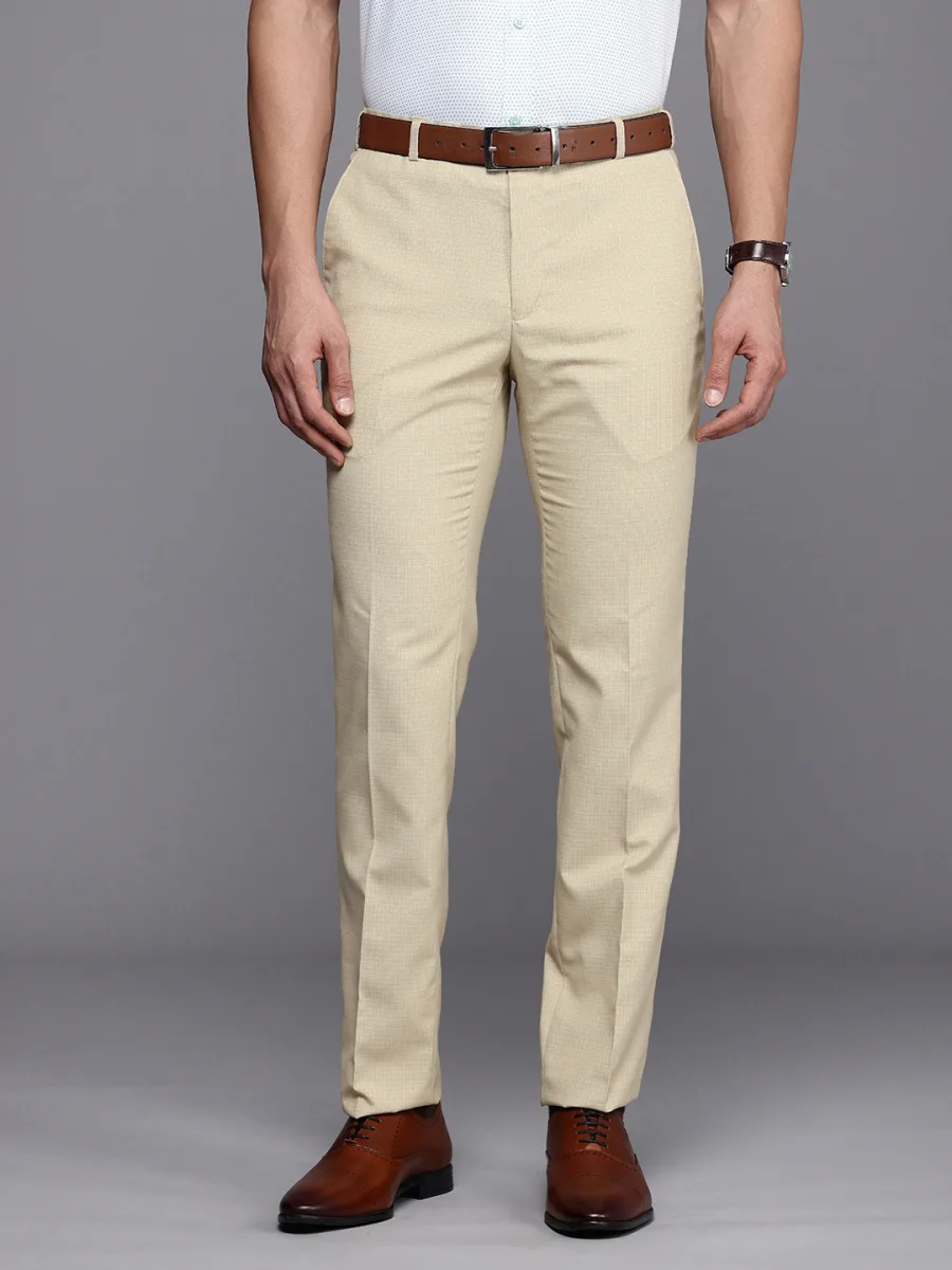 Men Slim Fit Formal Trousers