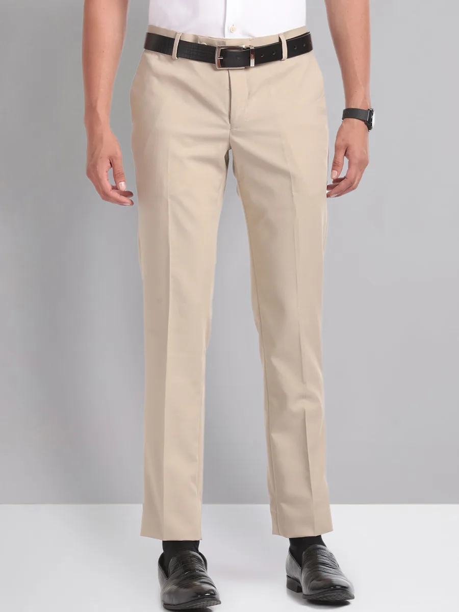 Men Slim Fit Formal Trousers