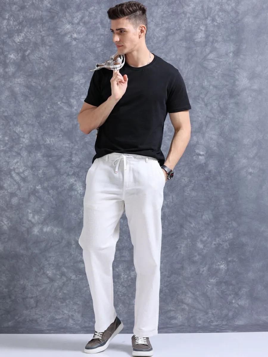 Nourishing Slim Fit Trousers — Honey