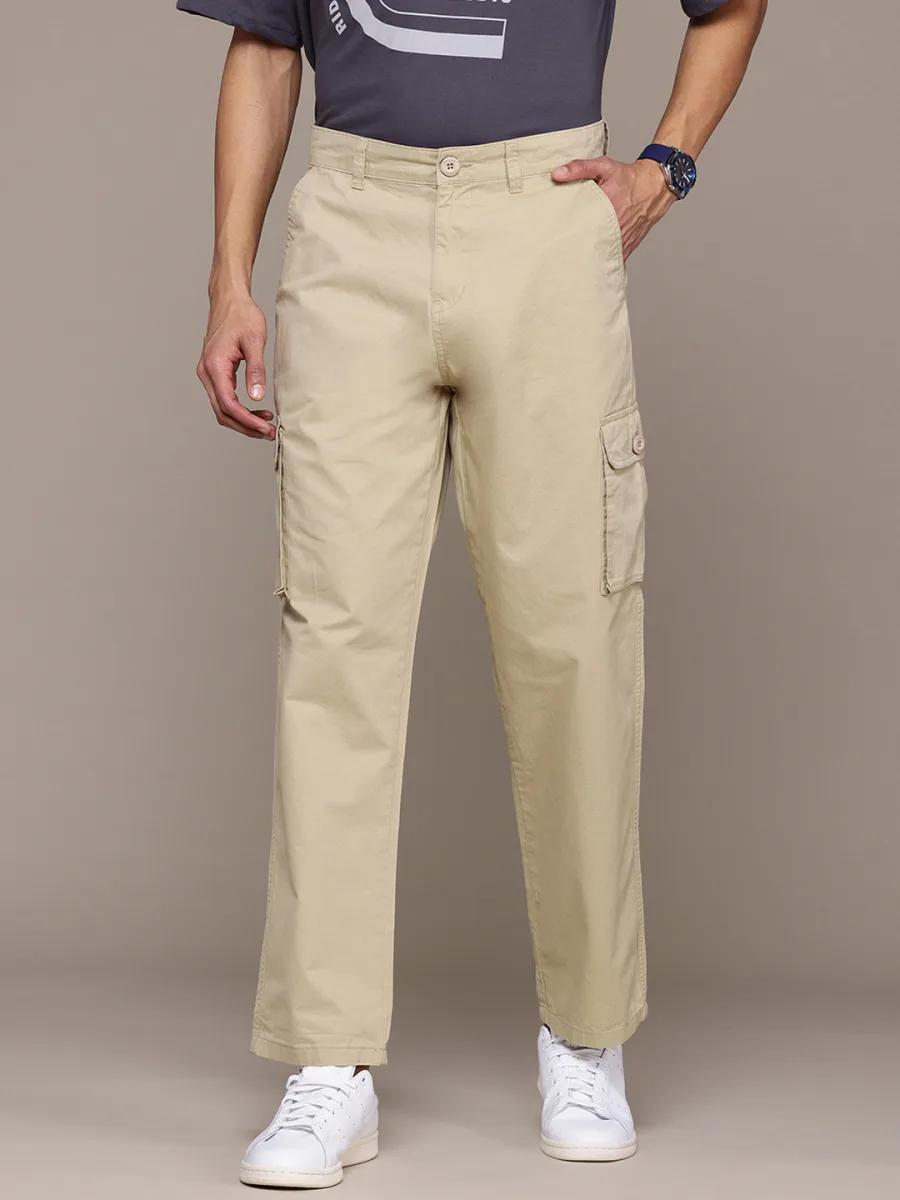 Men Straight Fit Cargos