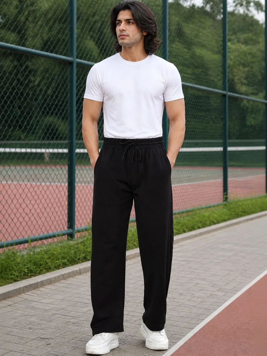 Soft Slim Fit Trousers — Champagne