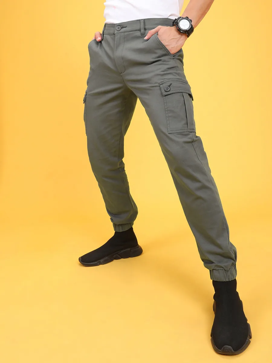 Men Slim Fit Cargo Joggers
