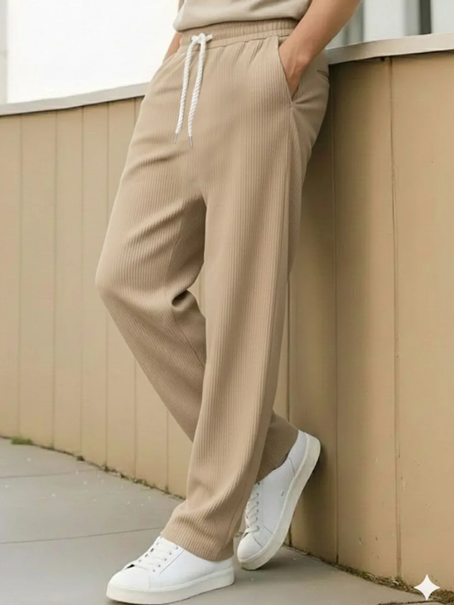 Lightweight Slim Fit Trousers
