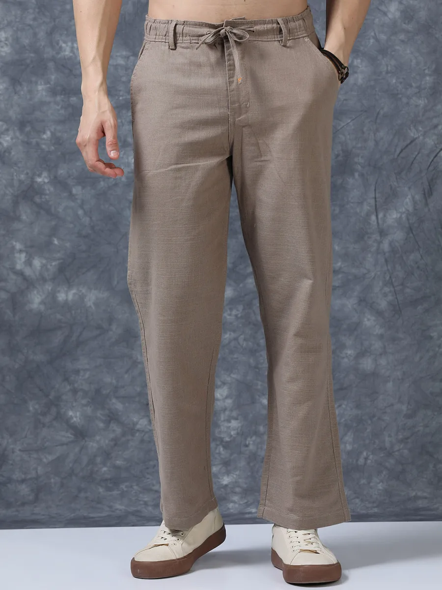 Men Relaxed Fit Trousers