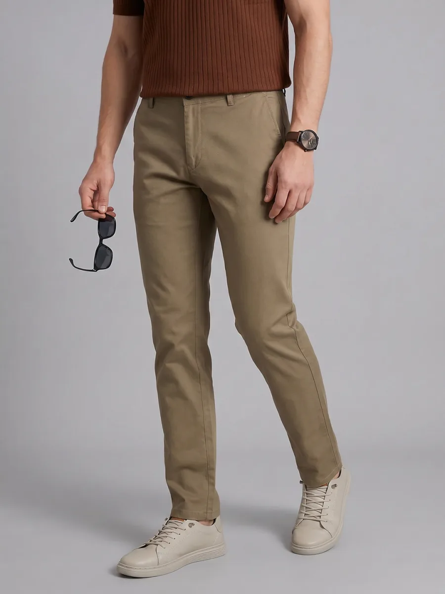 Everyday Wide Leg Trousers — Champagne