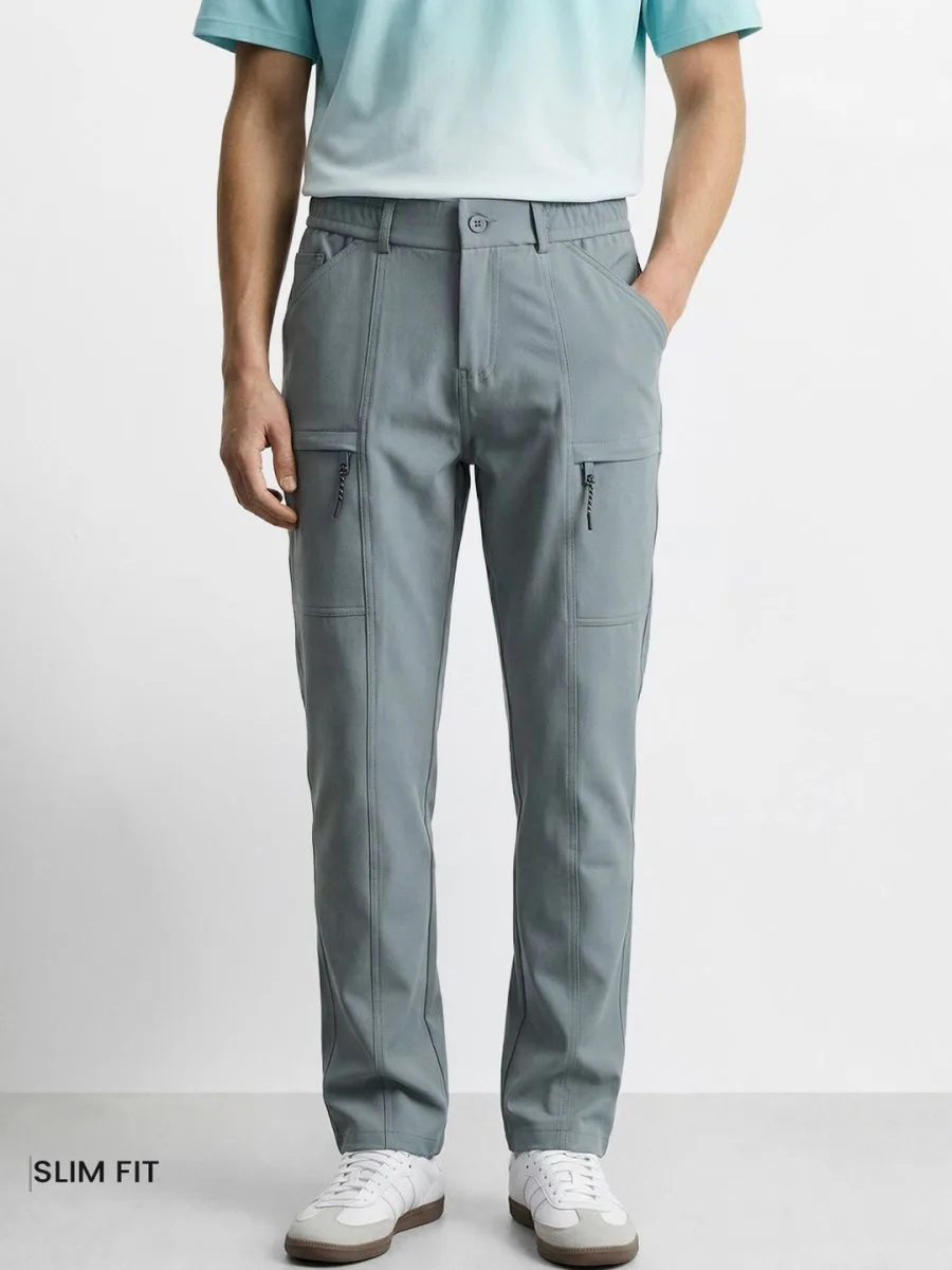 Men Slim Fit Cargos Trousers