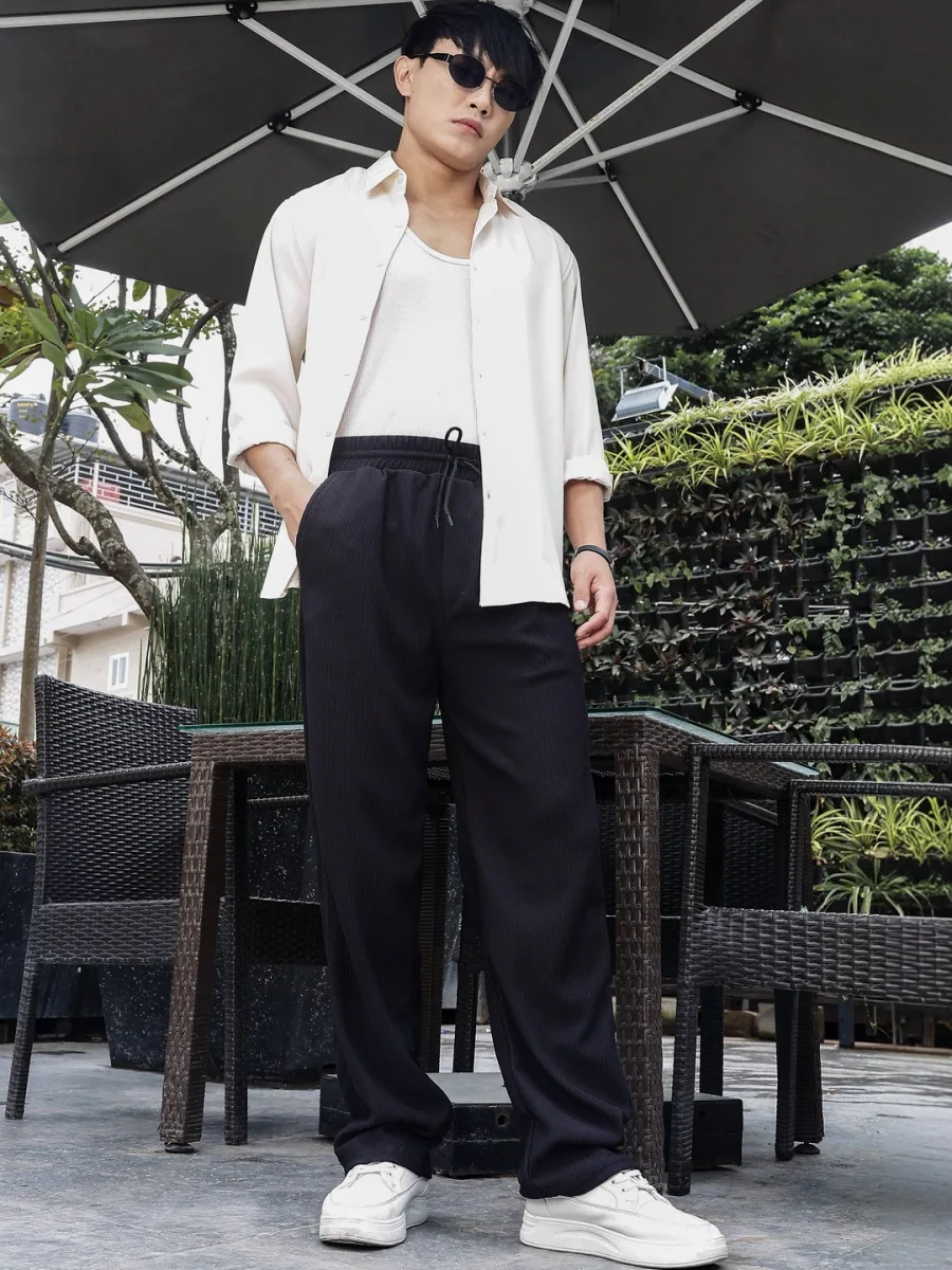 Luxe Formal Trousers — Sand