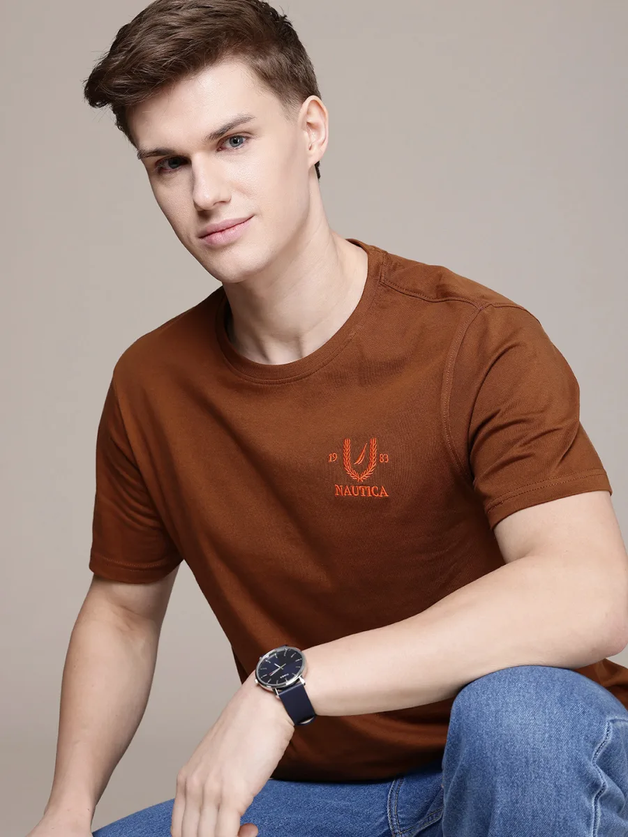 Pure Cotton Brand Logo T-shirt