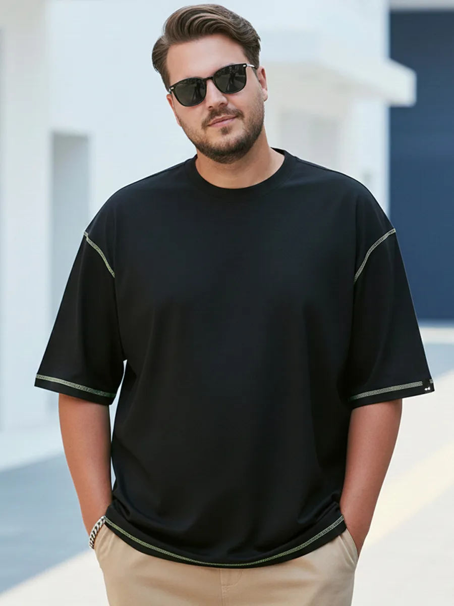 Plus Size Pure Cotton T-shirt