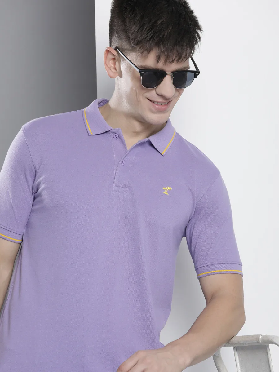 Men Polo Collar T-shirt