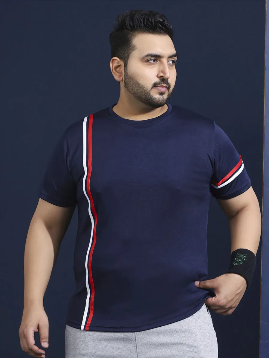 Plus Size Striped T-shirt